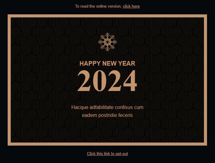 new year newsletter template